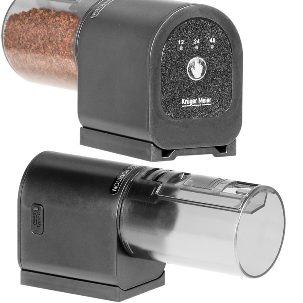 Kruger Meier AquaBrillo 90 - karmnik automatyczny dla ryb 3 tryby karmienia